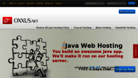 What Oxxus.net website looked like in 2016 (7 years ago)