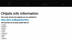 What Ohjails.info website looked like in 2016 (7 years ago)