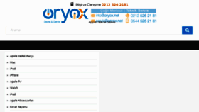 What Oryox.net website looked like in 2016 (7 years ago)