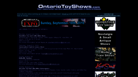What Ontariotoyshows.com website looked like in 2016 (7 years ago)