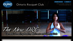 What Ontarioracquetclub.com website looked like in 2016 (7 years ago)