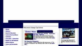 What Oswego.org website looked like in 2016 (9 years ago)