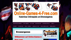 What Online-games-4-free.com website looked like in 2016 (7 years ago)