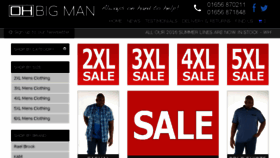What Ohbigmanclothing.com website looked like in 2016 (7 years ago)