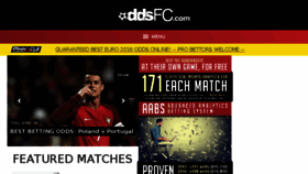 What Oddsfc.com website looked like in 2016 (7 years ago)
