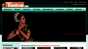What Orissahandloom.com website looked like in 2016 (7 years ago)