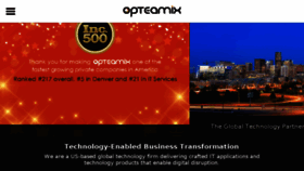 What Opteamix.com website looked like in 2016 (7 years ago)