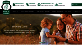 What Oregonmedicalgroup.com website looked like in 2016 (7 years ago)