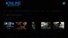 What Onlinemovies-pro.com website looked like in 2016 (7 years ago)