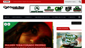 What Ocorreionews.com.br website looked like in 2016 (8 years ago)