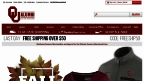 What Oualumnistore.com website looked like in 2016 (7 years ago)