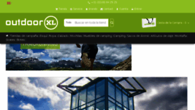 What Outdoorxl.es website looked like in 2016 (7 years ago)