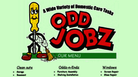 What Oddjobz.com website looked like in 2016 (7 years ago)