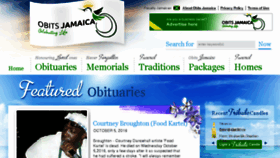 What Obitsjamaica.com website looked like in 2016 (7 years ago)