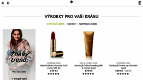 What Oriflame.cz website looked like in 2016 (7 years ago)