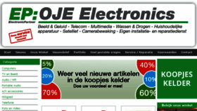 What Oje.nl website looked like in 2016 (7 years ago)