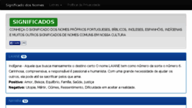 What Osignificadodosnomes.com.br website looked like in 2016 (7 years ago)