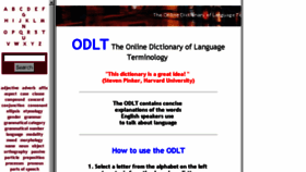 What Odlt.org website looked like in 2016 (7 years ago)
