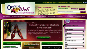 What Orchidweb.com website looked like in 2016 (7 years ago)