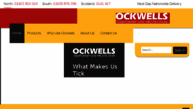 What Ockwells.com website looked like in 2016 (7 years ago)