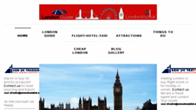 What Officiallondonvisit.com website looked like in 2016 (7 years ago)