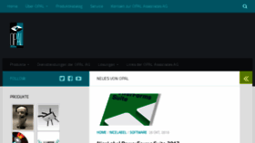 What Opal.ch website looked like in 2016 (9 years ago)