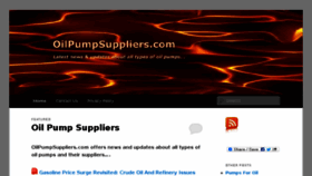 What Oilpumpsuppliers.com website looked like in 2016 (7 years ago)
