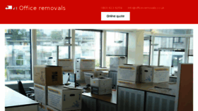 What Office-removals.co.uk website looked like in 2016 (7 years ago)