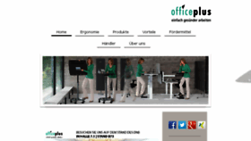What Officeplus.de website looked like in 2016 (7 years ago)