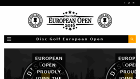 What Opendiscgolf.com website looked like in 2016 (7 years ago)