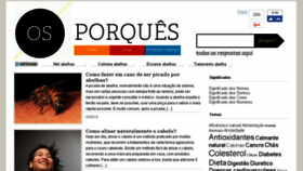 What Osporques.com website looked like in 2016 (7 years ago)