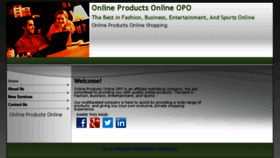 What Onlineproductsonlineopo.com website looked like in 2016 (7 years ago)