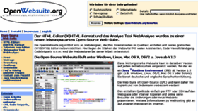 What Openwebsuite.org website looked like in 2016 (7 years ago)