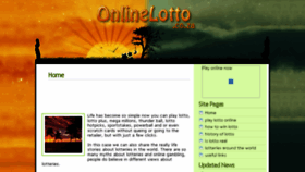 What Onlinelotto.co.za website looked like in 2016 (7 years ago)