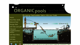 What Organicpools.co.uk website looked like in 2016 (7 years ago)