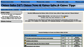 What Ostsee-infos-247.de website looked like in 2016 (7 years ago)