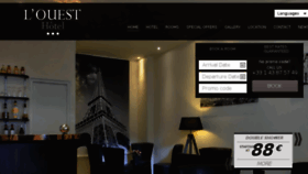 What Ouest-hotel-paris.com website looked like in 2016 (7 years ago)