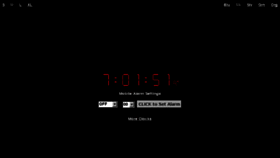 What Onlineclock.net website looked like in 2016 (8 years ago)