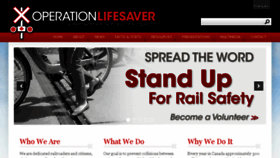 What Operationlifesaver.ca website looked like in 2016 (7 years ago)