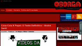 What Oborga.com.br website looked like in 2016 (7 years ago)