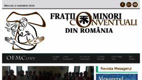 What Ofmconv.ro website looked like in 2016 (7 years ago)