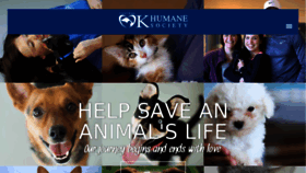 What Okhumane.org website looked like in 2016 (7 years ago)