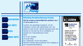 What Opvangfranky.nl website looked like in 2016 (7 years ago)