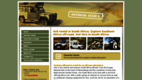 What Offroadafrica.com website looked like in 2016 (7 years ago)