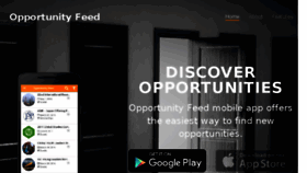 What Opportunityfeed.com website looked like in 2016 (7 years ago)