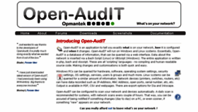 What Open-audit.org website looked like in 2016 (7 years ago)