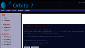 What Orbita7.com website looked like in 2016 (7 years ago)