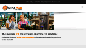 What Onlinemallbusiness.com website looked like in 2016 (7 years ago)