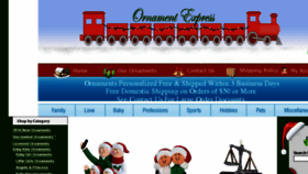 What Ornamentexpress.com website looked like in 2016 (7 years ago)