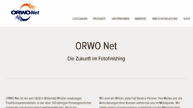 What Orwonet.com website looked like in 2016 (7 years ago)